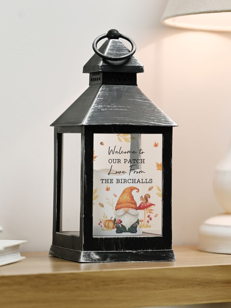 Personalised Autumn Gonk LED Lantern by PMC - Image 3 of 3