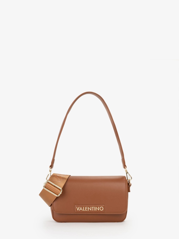 Valentino Bags Brown Aury Re Flap Bag - Image 1 of 4