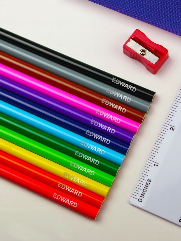 Pencil Case with Personalised Pencils by PMC - Image 2 of 3