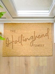 Personalised Rectangle Indoor Doormat by PMC - Image 2 of 3