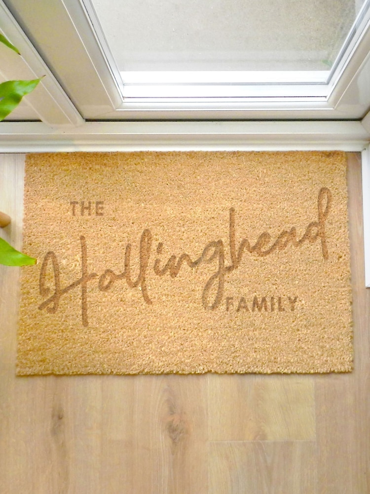 Personalised Rectangle Indoor Doormat by PMC - Image 2 of 3