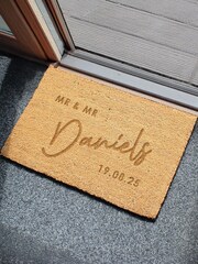 Personalised Rectangle Indoor Doormat by PMC - Image 3 of 3