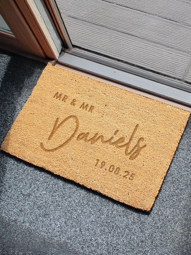 Personalised Rectangle Indoor Doormat by PMC - Image 3 of 3