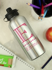 Personalised Name Silver Drinks Bottle by PMC - Image 2 of 3