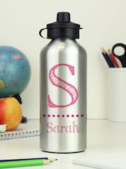 Personalised Name Silver Drinks Bottle by PMC - Image 3 of 3