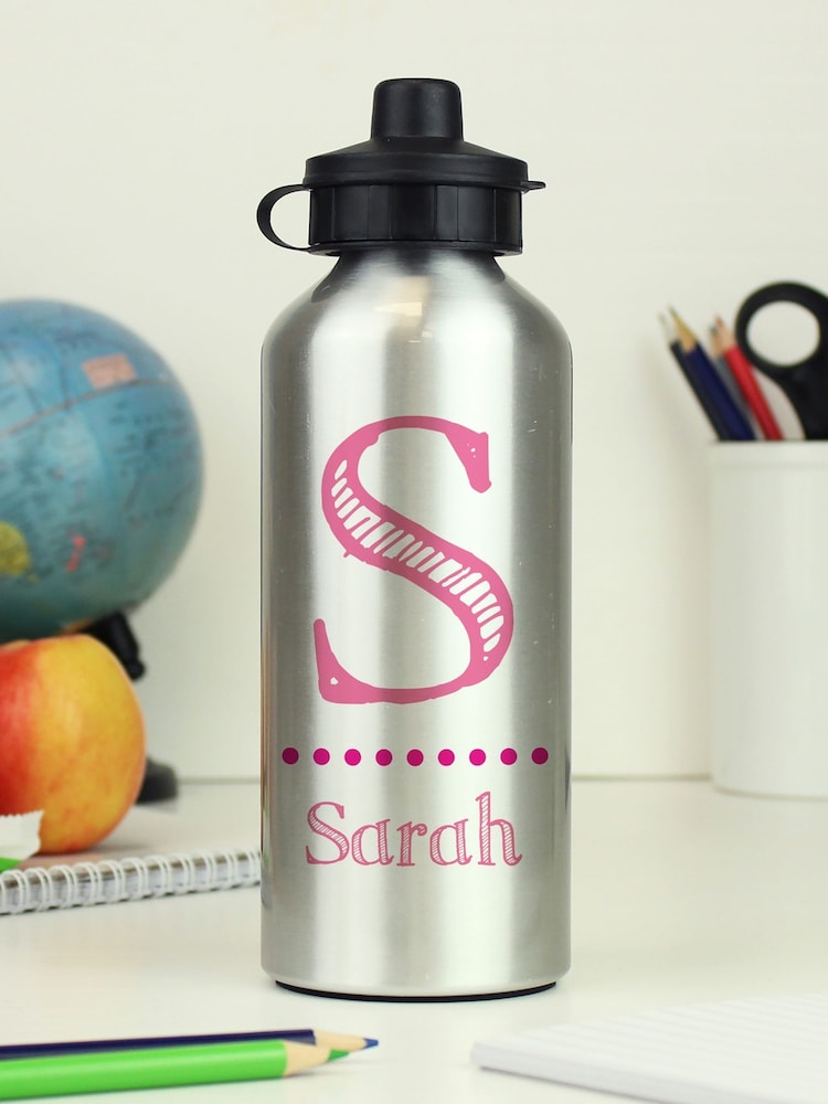 Personalised Name Silver Drinks Bottle by PMC - Image 3 of 3