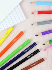 Pink Pencil Case with Personalised Pencils by PMC - Image 3 of 3