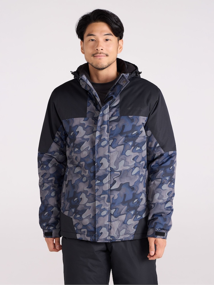 Mountain Warehouse Brown Shadow II Printed Ski Jacket - Image 1 of 5 Mountain Warehouse Brown Shadow II Printed Ski Jacket - Image 1 of 5