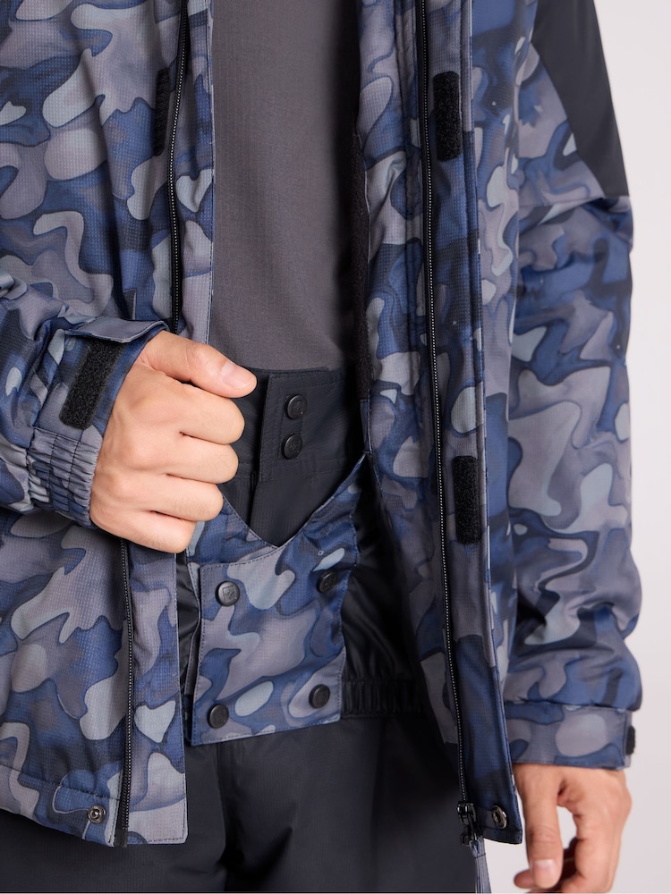 Mountain Warehouse Brown Shadow II Printed Ski Jacket - Image 5 of 5 Mountain Warehouse Brown Shadow II Printed Ski Jacket - Image 5 of 5