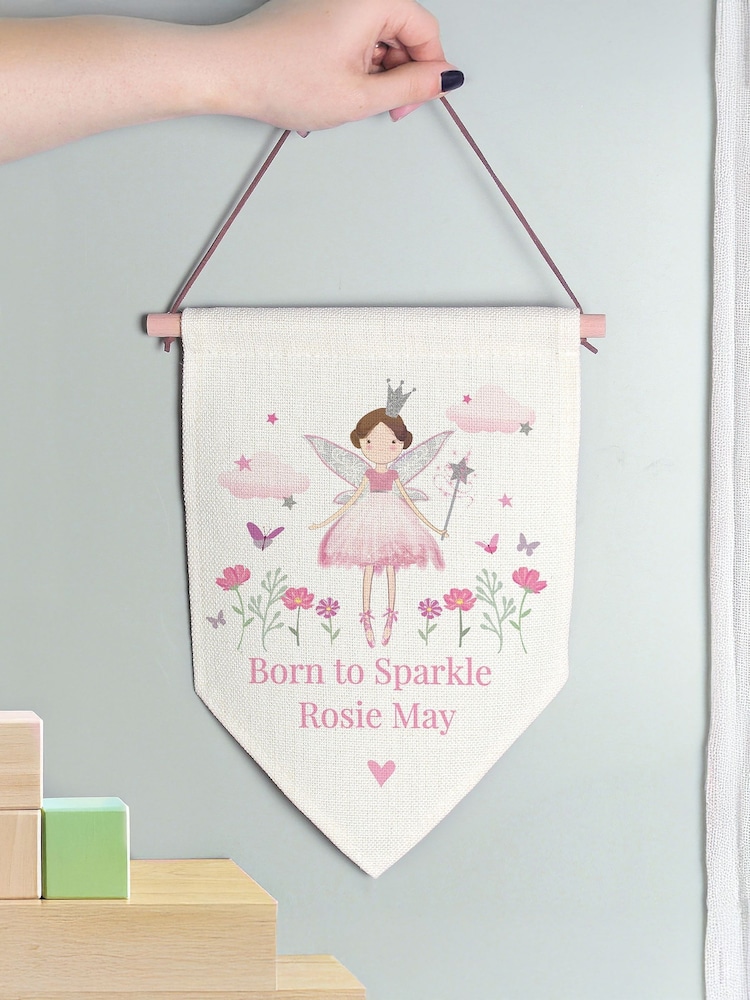 Personalised Fairy Princess Wall Art Banner by PMC - Image 2 of 3