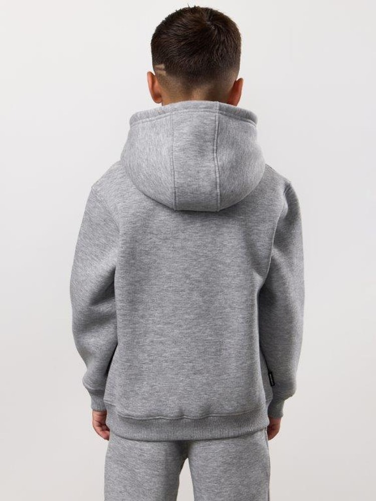 Gym King Grey Kids Fundamental Hoodie - Image 2 of 5 Gym King Grey Kids Fundamental Hoodie - Image 2 of 5