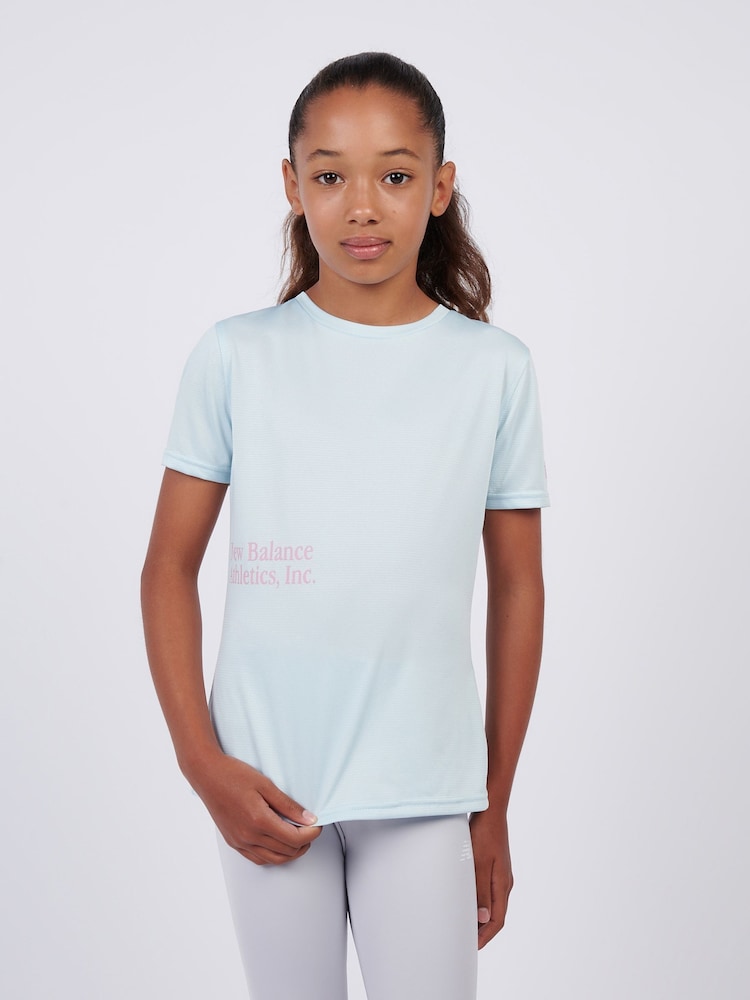 New Balance Blue Athletics Graphic T-Shirt - Image 1 of 10 New Balance Blue Athletics Graphic T-Shirt - Image 1 of 10