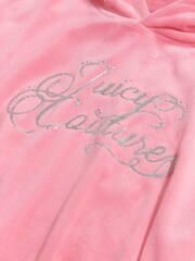 Juicy Couture Pink Relaxed Over-The-Head Hood & Velour Leggings Set - Image 11 of 11