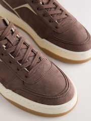 Čokoládově hnědá - Retro šněrovací tenisky s díly Forever Comfort® - Obrázek 4 z 5