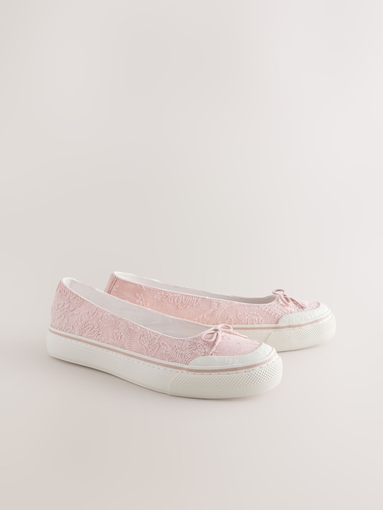 Pink Forever Comfort® Canvas Ballet Flats - Image 2 of 5