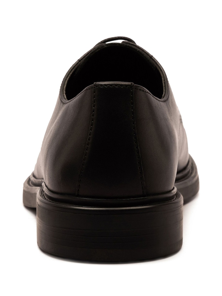 Buy Off The Hook Black Bourne Leather Lace-Up Derby Shoes 