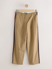 Marron fauve - Straight Leg Chinos with Side Stripes - Image 6 de 9