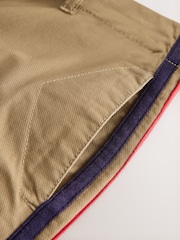 Marron fauve - Straight Leg Chinos with Side Stripes - Image 9 de 9