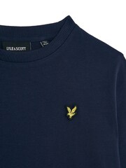 Lyle & Scott Blue Plain LS T-Shirt - Image 2 of 3
