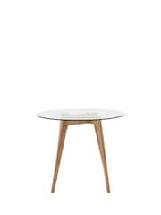 Gallery Home Light Wood Carbon Round Dining Table - Image 6 of 6
