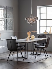 Gallery Home Black Preston Dining Table - Image 1 of 4