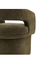 Gallery Home Green Pimlico Boucle Dining Chair - Image 4 of 8