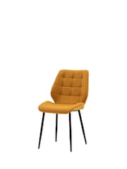 Gallery Home Set of 2 Yellow Set of 2 Bromley Dining Chairs - Image 8 of 9