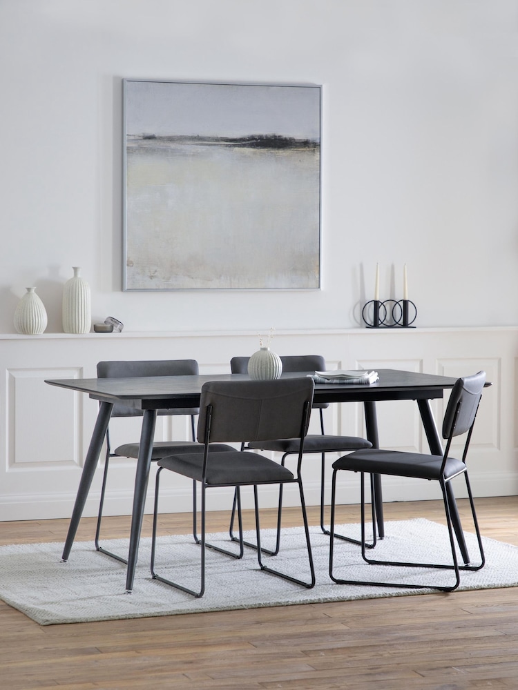 Gallery Home Black Lexington Dining Table - Image 1 of 5