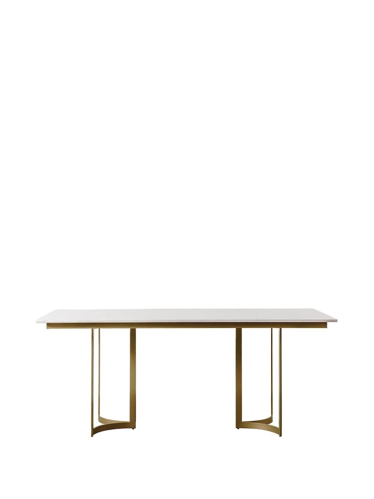 Gallery Home Gold Preston Dining Table - Image 5 of 5 Gallery Home Gold Preston Dining Table - Image 5 of 5