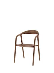 Gallery Home Dark Wood Afton Dining Chair Walnut - Image 2 of 4