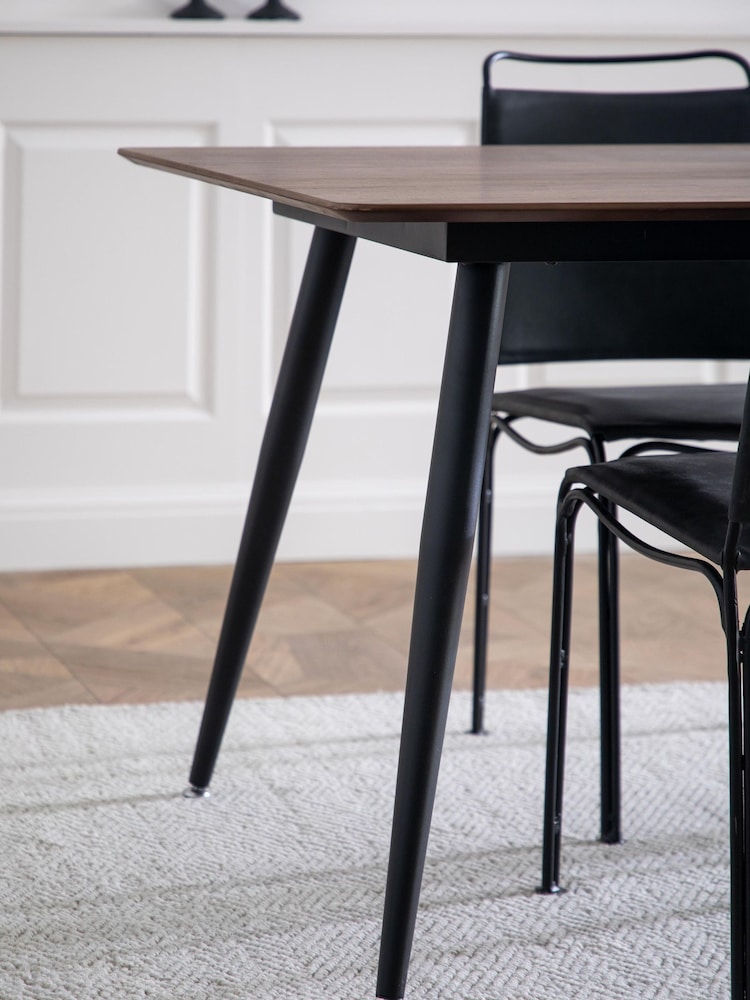 Gallery Home Dark Wood Lexington Dining Table - Image 2 of 5