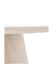 Gallery Home Natural Elysian Round Travertine Dining Table - Image 5 of 6