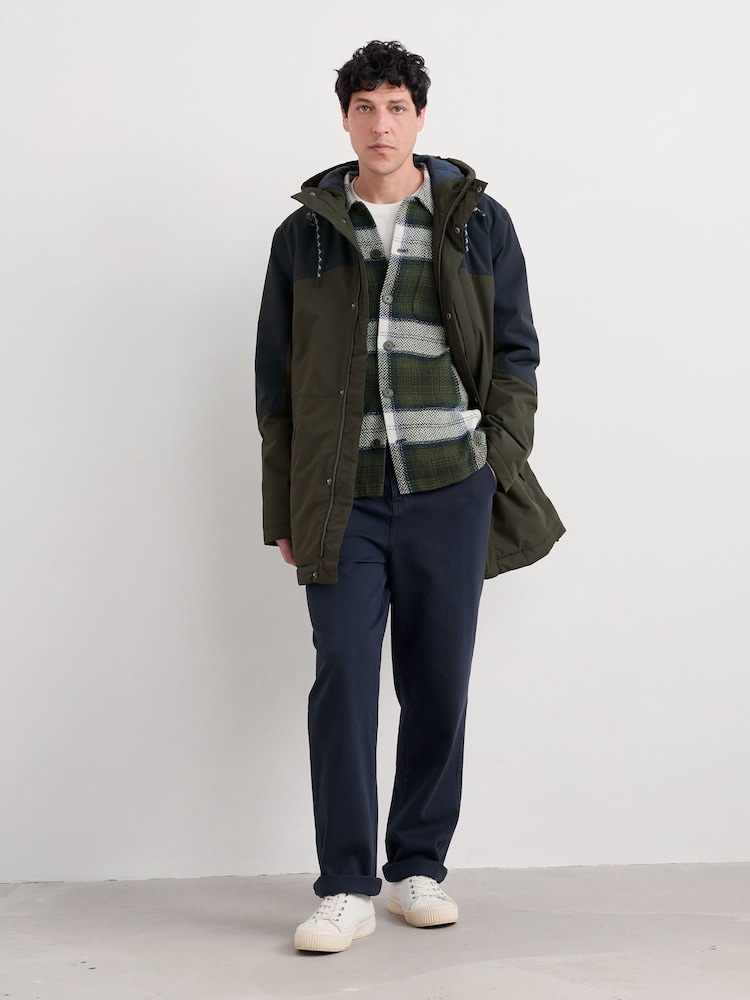 Seasalt Cornwall Green Horizon Coat - Image 1 of 5