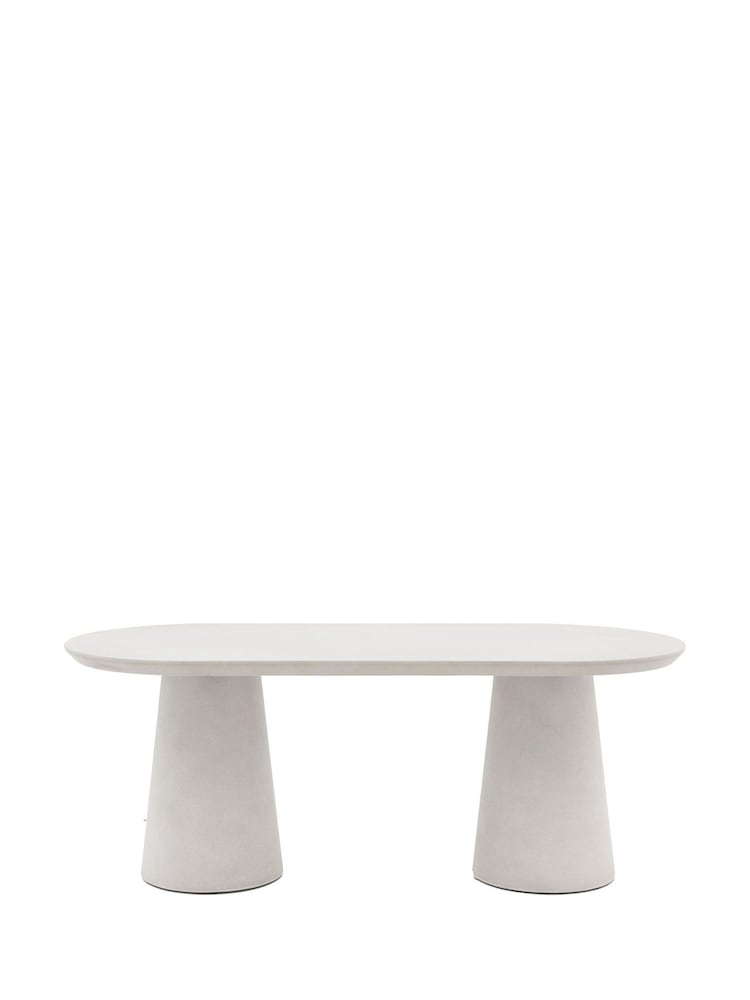 Gallery Home Natural Elysian Oval Linen Dining Table - Image 6 of 6 Gallery Home Natural Elysian Oval Linen Dining Table - Image 6 of 6