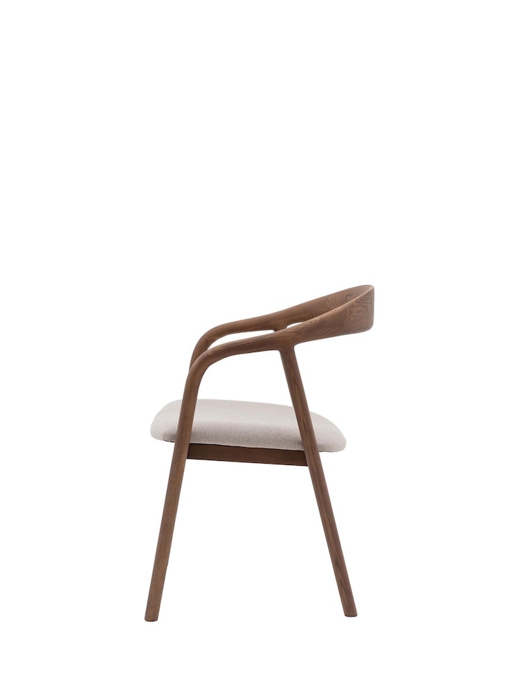 Gallery Home Dark Wood Afton Dining Chair UPH - Image 2 of 7
