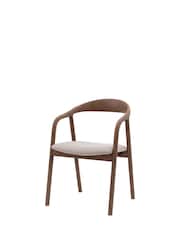 Gallery Home Dark Wood Afton Dining Chair UPH - Image 4 of 7