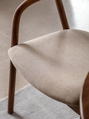 Gallery Home Dark Wood Afton Dining Chair UPH - Image 7 of 7