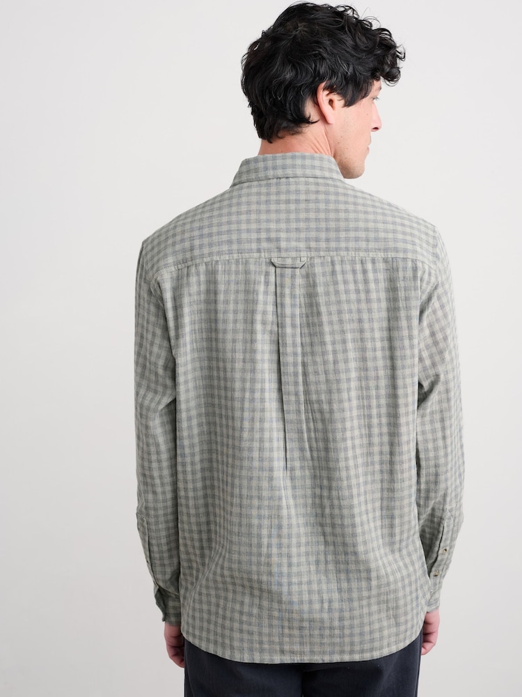 Seasalt Cornwall Grey Murex Shirt - Image 2 of 5 Seasalt Cornwall Grey Murex Shirt - Image 2 of 5