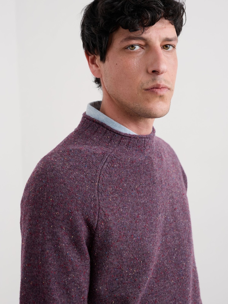 Seasalt Cornwall Purple Fitcher Jumper - Image 2 of 5 Seasalt Cornwall Purple Fitcher Jumper - Image 2 of 5