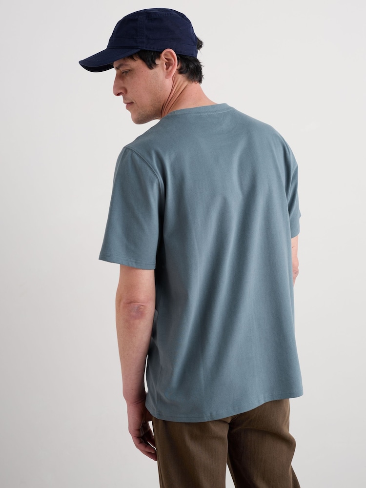 Seasalt Cornwall Grey Merthen T-Shirt - Image 2 of 5 Seasalt Cornwall Grey Merthen T-Shirt - Image 2 of 5