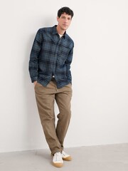 Seasalt Cornwall Blue Shoreman Shirt - Image 1 of 5