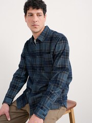 Seasalt Cornwall Blue Shoreman Shirt - Image 2 of 5