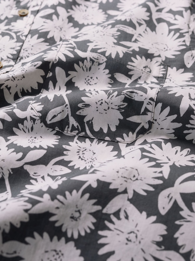 Seasalt Cornwall Grey Barque Shirt - Image 5 of 5