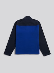 Azul - U.S. Polo Assn Colour Block Micro Funnel Fleece - Imagen 2 de 3