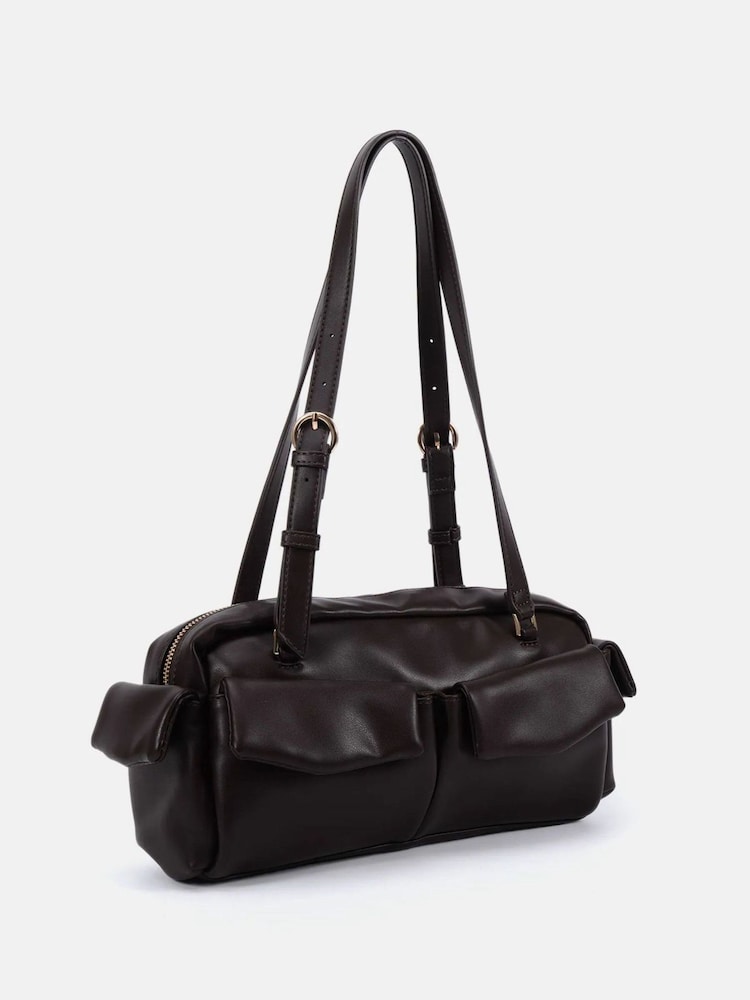 Braun - Novo AYVA Pocket Shoulder Bag - Bild 1 von 4