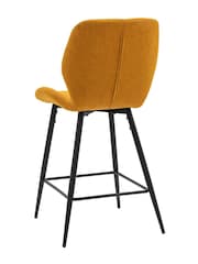 Gallery Home Set of 2 Yellow Bromley Stools - Image 4 of 6