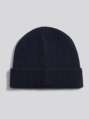 U.S. Polo Assn. Blue Signature Double Horsemen Knit Beanie - Image 2 of 5