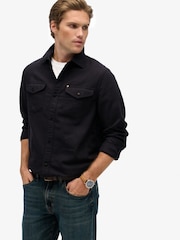 Superdry Black The Merchant Store Ranch Shirt - Image 3 of 7