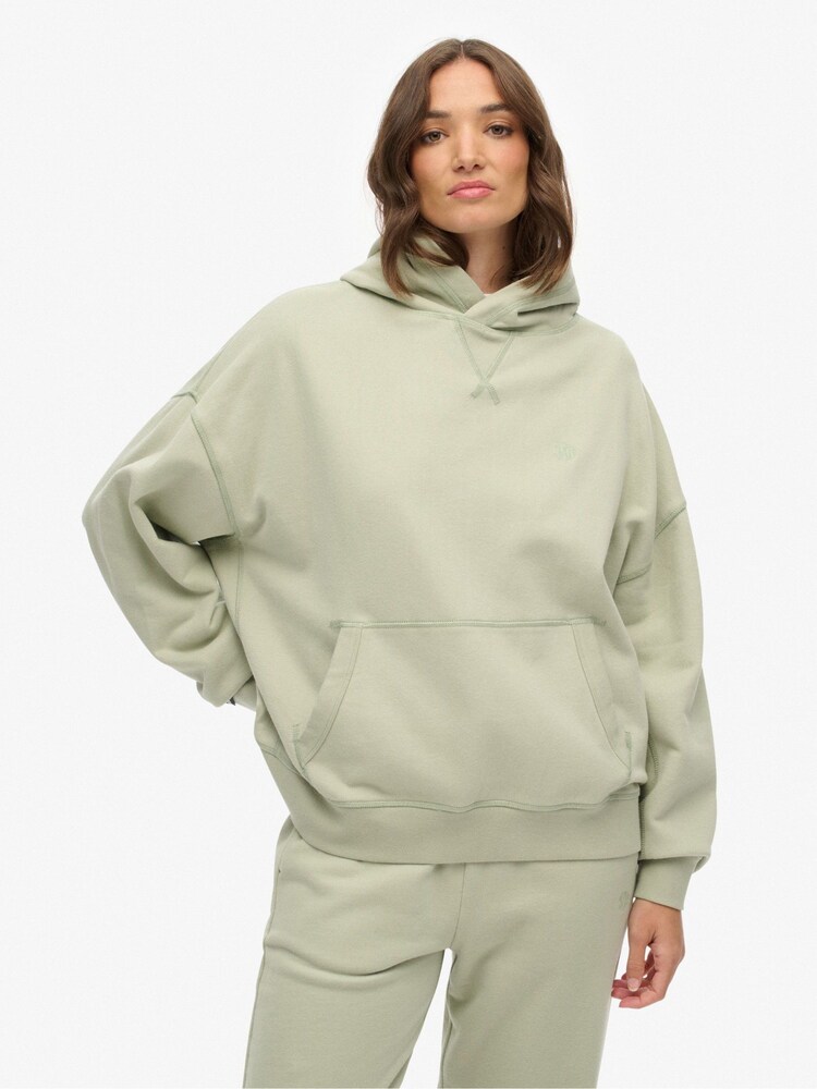 Superdry Green Studios Relaxed Hoodie - Image 1 of 7