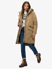 Superdry Nude City Fishtail Padded Parka - Image 4 of 9